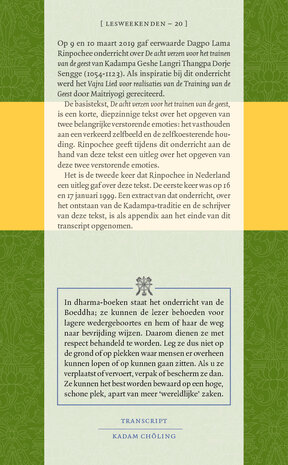 Een Uitleg van De acht verzen voor het trainen van de geest
